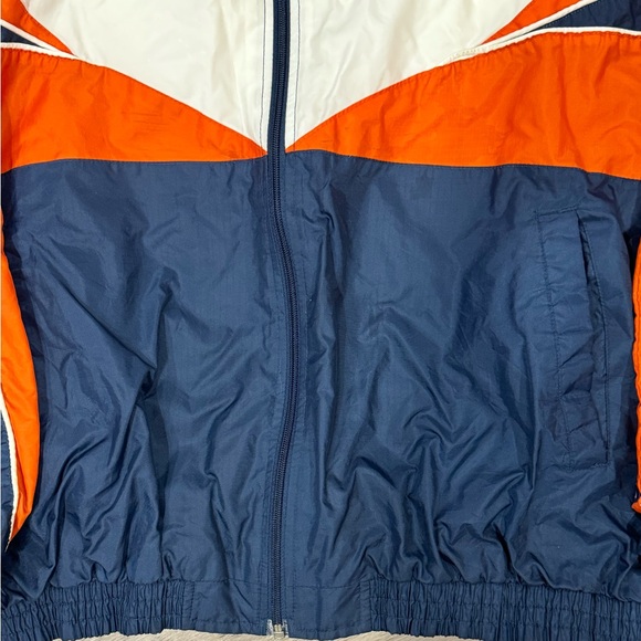 Pro Player Broncos Jacket Winter Coat Men’s XL Team Logo White/Blue/Orange - Picture 2 of 6